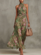 Aria Botanical Elegance Dress